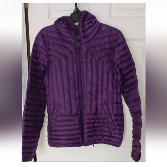 Halifax Traders PURPLE Ultralight Packable/washable Down Jacket Coat Women's L - Picture 1 of 8